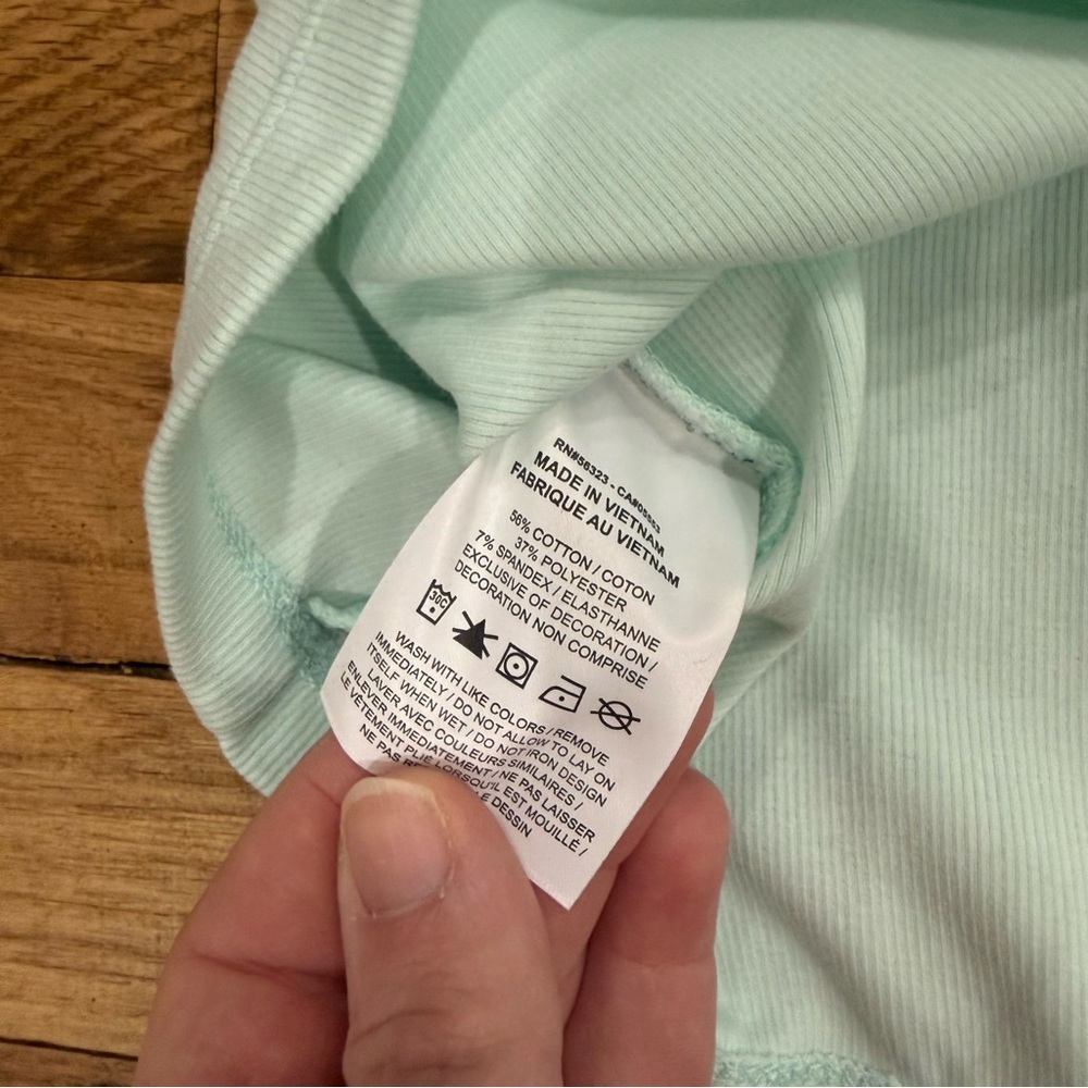 Jordan Women’s Essentials Teal Mint Ribbed Active Tank Top Sz XL NWT - Picture 5 of 5